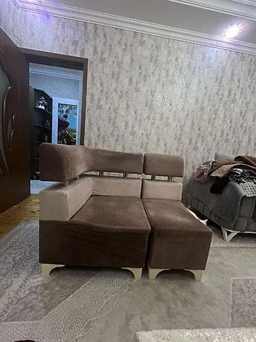 ofis divani: Künc divan, İşlənmiş, Açılmayan, Bazalı, Vеlur parça — 2