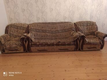 islenmis divan kreslo satiram: Divan və kreslo dəstləri — 1