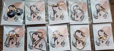 Zərgərlik əşyaları: Qadın aksesuarları seti – müxtəlif sırğalar və boyunbağılar Məhsul — 3