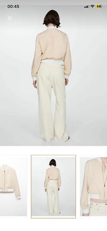 Мужская обувь: Mangoda alinib. Bej rəngli qısa bomber . Etiketli. 38azn — 3