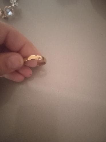 Nişan, Üzük, Sarı qızıl, Qaşsız