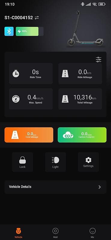 elektro: İşlənmiş Elektrik samokat 10", > 1000 Vt, > 45 km/s, Ünvandan götürmə, Pulsuz çatdırılma — 5