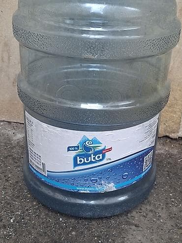 19 litre su: Məhsul: Buta – 19 litrlik su qabı satilir - Material: qalın, mavi — 2