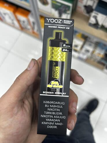 YOOZ Shisha 14000 birdəfəlik elektron siqaret zaretqaya qoyulması lalafo.az -da YOOZ Shisha 14000 birdəfəlik elektron siqaret zaretqaya qoyulması
