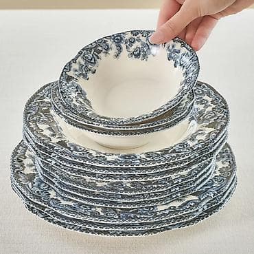 karaca: Nahar dəsti, rəng - Mavi, Keramika, 6 nəfərlik — 4