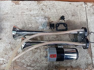 maşın dinamik: İki borulu hava siqnalı (kompressorlu) dəsti Məhsulun tərkibi: - 2 — 2