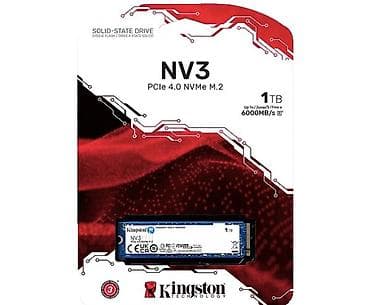 SSD diskləri: Daxili SSD disk Kingston, 1 TB, M.2, Yeni — 1