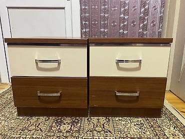 mebel aksesuarlar: İki ədəd komod/yataq otağı tumbası dəsti - Model: 2 çekmecəli — 2