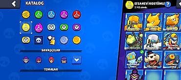 PS5 (Sony PlayStation 5): Brawl Stars hesabı – yüksək səviyyəli və tam dolu - Kupa: 65 157+ - — 10