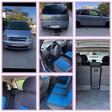 Opel Meriva, gümüşü rəng, kompakt miniven. Texniki və komplektasiya