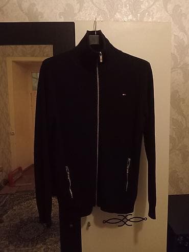 batinka kişi: Svitşot, Tommy Hilfiger, XL, rəng - Qara — 3