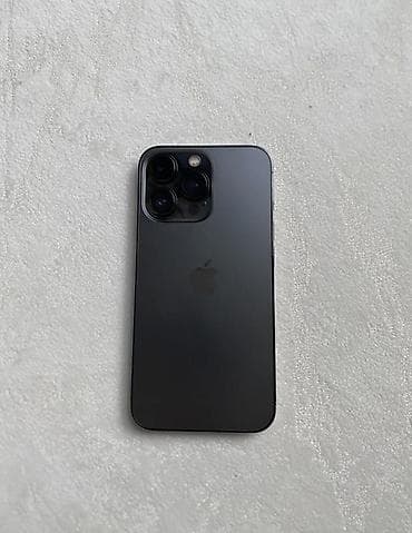 2.el telefonlar iphone: IPhone 13 Pro, 128 GB, Qara, Face ID — 1