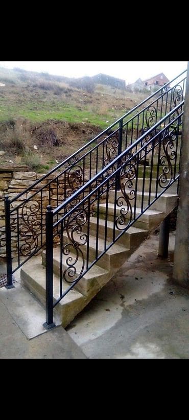 demir dam: Dəmir məhəccər və balkon korkulukları – dizayn və istehsal - — 1