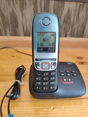 telefon ev: Stasionar telefon Gigaset, Simsiz, İşlənmiş, Ünvandan götürmə — 3