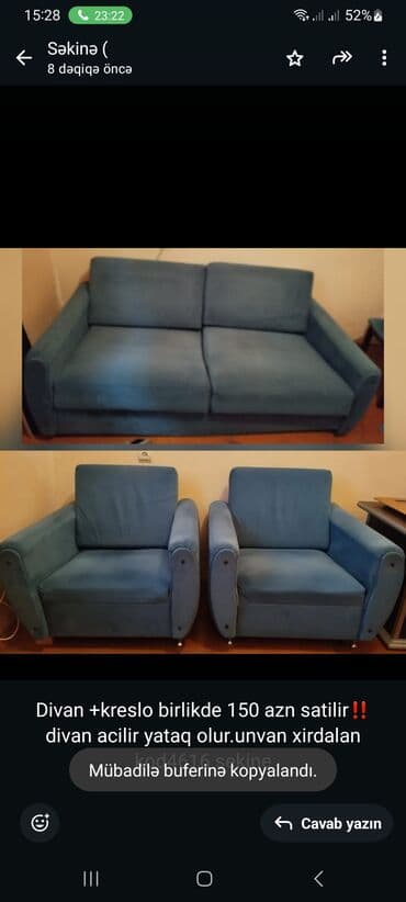 divan xırdalan: Di̇van-kravat, Açılan, Bazasız, Parça — 1