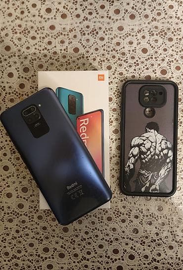 Redmi Note 9, 128 GB, rəng - Göy, Barmaq izi