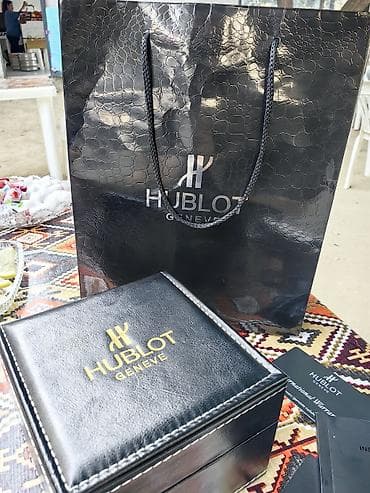 Hoblot mexaniki qol saatı. Yenidir. Gələn iyula qədər zəmanəti var — 4