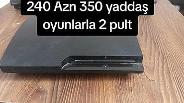 Видеоигры и приставки: PlayStation konsolları və aksesuarları - PS3 Super Slim – 500 GB — 3