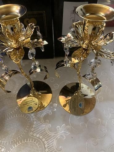 ritual şamlar: QUTUDA İŞLƏNMƏMİŞ‼️‼️‼️ Crystal Temptations şamdan dəsti - Brend — 8