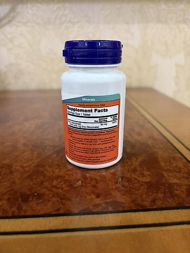 koja şalvar: NOW Zinc 50 mg – mineral əlavəsi AMERİKADAN GƏLİB - Brend: NOW - — 2
