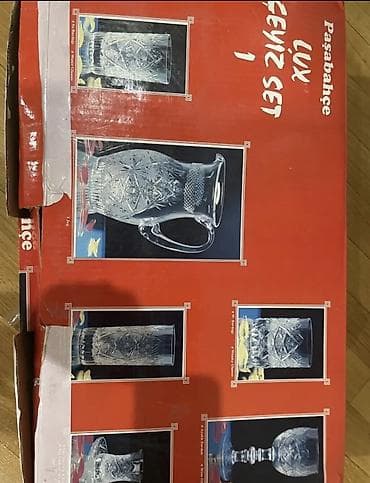 Дом и сад: Paşabahçe Lux çeyiz set 37 parçalı Yenidi Real alıcıya endirim — 1