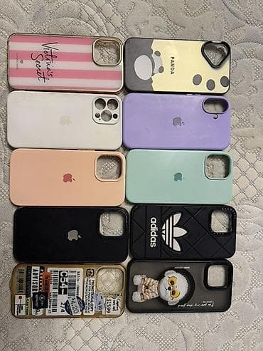 a04 kabro: IPhone üçün müxtəlif dizaynlı qoruyucu örtüklər dəsti.10 muxtelif — 1