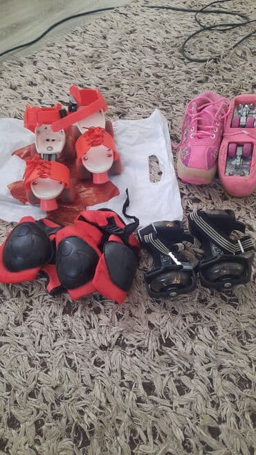 uşaqlar üçün tekerli krosovkalar: Rolik.kanki. ayaqqabnını üzərindən geyinilir .ölçüsü razmerə uyğun — 7