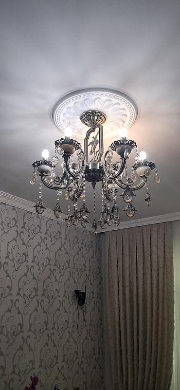 lustur modelleri: Çılçıraq, 6 lampa, Metal — 2