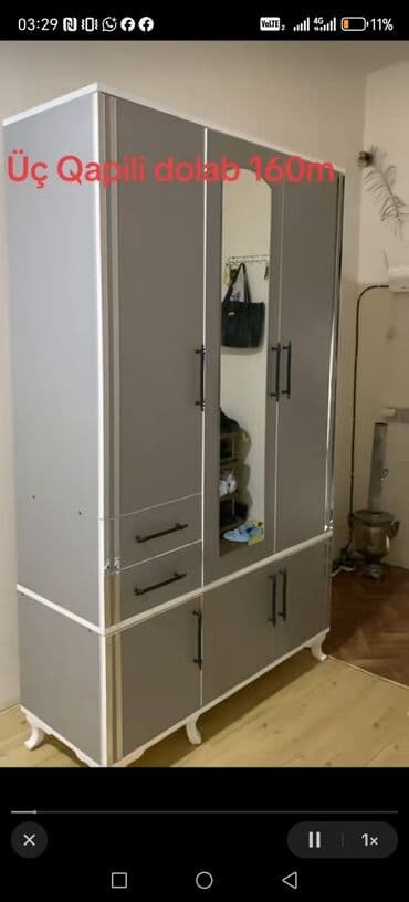 kombi ucun şkaf: Yeni, Açılan, 3 qapılı Düz dolab, Şifonyer, Rusiya — 10