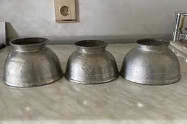mis borular: Kasalar, rəng - Gümüşü, Metal, SSRİ — 4