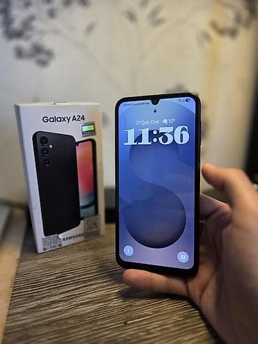 w202 pms beyni: Samsung Galaxy A24 4G, 128 GB, rəng - Qara, Face ID — 1