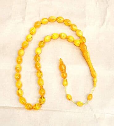 ebonit tesbeh: Kəhraba təsbeh.

Sıxma kəhraba.
Whatsapp — 5