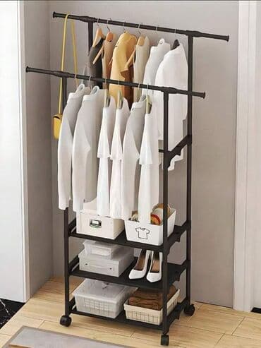 вешалка в прихожую настенная: Paltar asma rəfimiz müxtəlif uzunluqlu paltarları yerləşdirən yüksək — 2