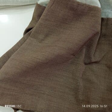 жалюзи в баку цены: Pərdə – halqali model - Rəng: krem və qəhvəyi kombinasiya - Stil — 3