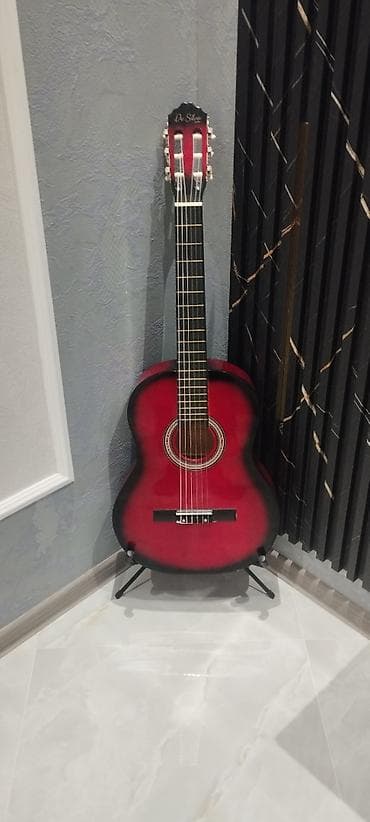 Velosiped aksesuarları: Qırmızı klassik gitara – De Sun markası - Korpus: klassik forma — 1
