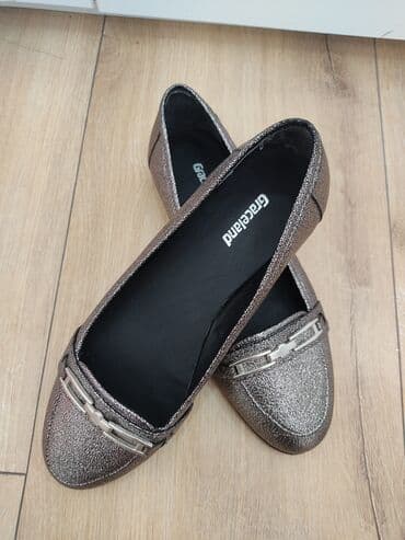 danilov ayaqqabı: Baletkalar, Ölçü: 36, rəng - Gümüşü, Yeni — 2