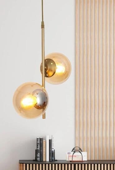 led isiqlar tavan ucun: Çılçıraq, 2 lampa, Metal — 2