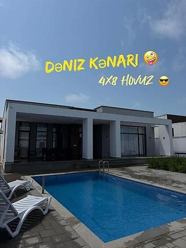 kiraye boş ev: Xaçmazda günlük kirayə dənizkənarı müstəqil villa - Həyətdə 4x8 — 1