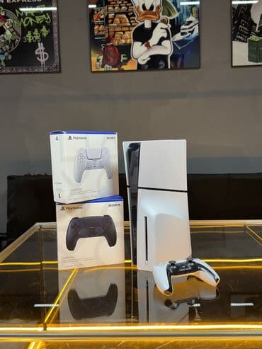 playstation 5 oyunlar: Sony PlayStation 5 slim (Disc versiyası) oyun konsolu Playstation — 4