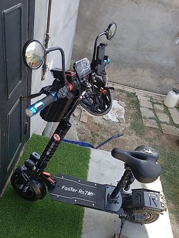 electro: Elektrik skuter – Faster RS7 Xüsusiyyətlər: - Güclü ikiqat — 7