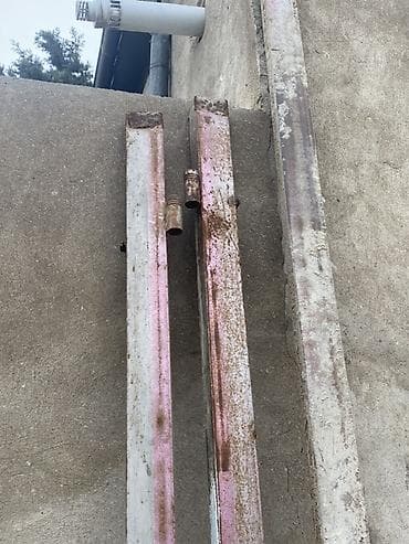 canavar sekileri: Dəmir Həyət darvazası, Yana açılan, 3 m, Mexaniki, Şəbəkə ilə, rəng - Gümüşü — 4