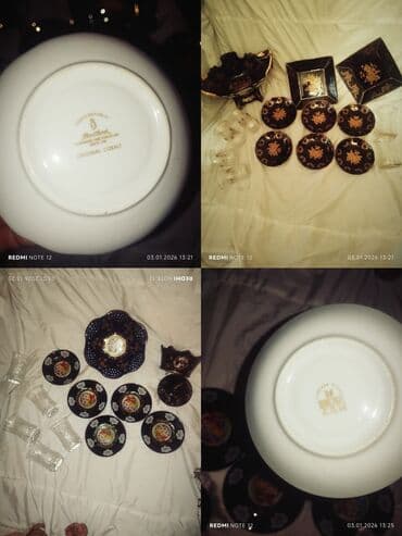 Tava-qazan: Bəzək dəsti – 3 parça dest 140 tek 45 manata - Material: rəngli şüşə — 5