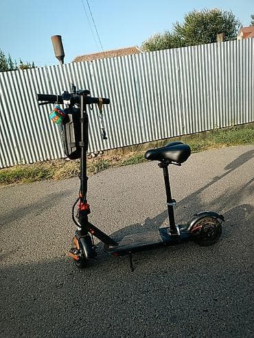 elektrikli sc: Elektrik skuter – oturacaqlı, amortizatorlu, gündəlik şəhər sürüşü — 4