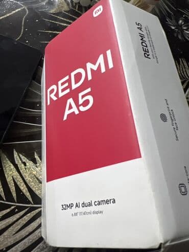 Redmi A5, 32 GB, rəng - Qara, Barmaq izi
