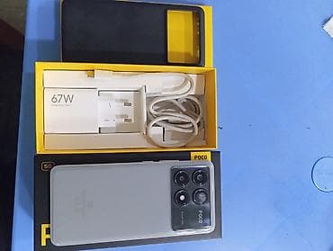 poko telefon: Poco X6 Pro 5G, 512 GB, rəng - Gümüşü, Barmaq izi — 2