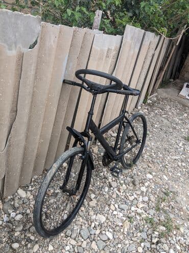 детская футбольная форма: Şəhər velosipedi – klassik qara dizayn - Rəng: tam qara - Çərçivə — 3