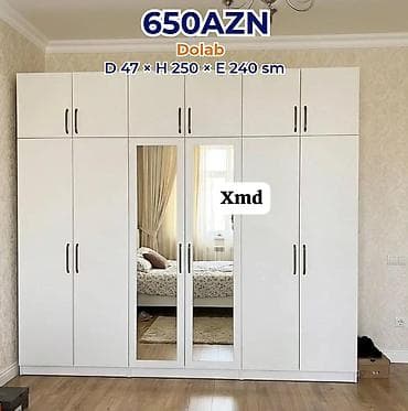 Məhsul: Dolab Qiymət: 650 AZN Ölçülər: Dərinlik 47 sm × Hündürlük