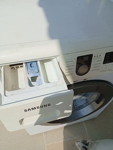 üzqırxan maşınlar: Paltaryuyan maşın Samsung, 6 kq, İşlənmiş, Avtomat, Qurutmasız, Kredit yoxdur, Ünvandan götürmə — 4