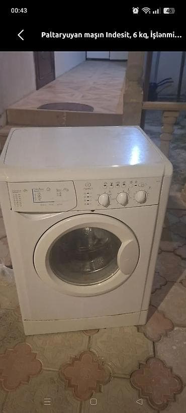 elektron mator: Paltaryuyan maşın Samsung, 6 kq, İşlənmiş, Avtomat, Qurutma var, Kredit yoxdur, Ünvandan götürmə — 5