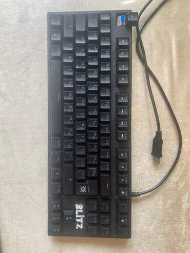 Klaviaturalar: BLITZ Qara rəngli, USB kabeli ilə təchiz olunmuş, Blitz markalı — 1